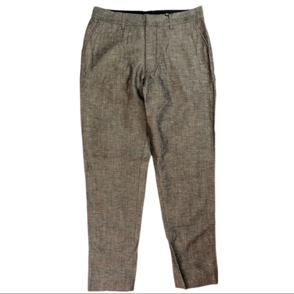Armani Exchange Woven Dress Pants, Gray, Size: 28